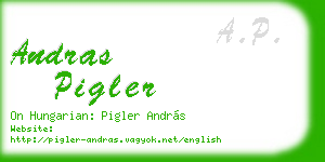 andras pigler business card