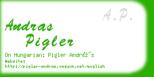 andras pigler business card